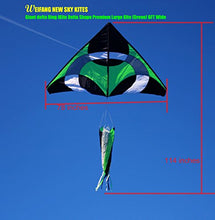 Load image into Gallery viewer, Weifang New Sky Kites Giant Delta Ring iKite Delta Shape Premium Large Kite (Green) 6FT Wide
