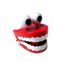 Load image into Gallery viewer, ABOOFAN 1 Pcs Novelty Funny Vibrating Wind Up Toys Chattering Wind Up Teeth with Eyes Halloweem Decoration
