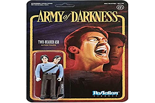 Super7 Army of Darkness: Two-Headed Ash Reaction Figure, Multicolor, 3.75 inches