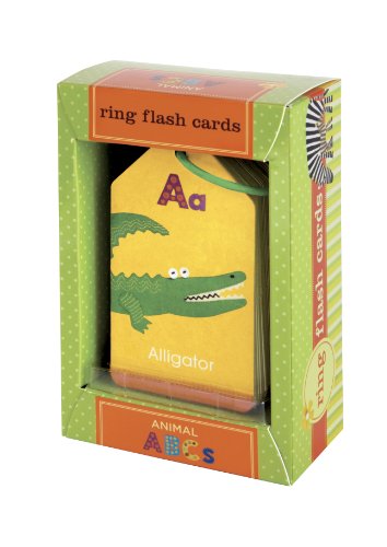 Mudpuppy Animal Ab Cs Ring Flash Cards For Kids â?? 26 Double Sided Alphabet Flash Cards On A Reclosa
