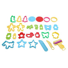 Load image into Gallery viewer, 38Pcs Dough Tools Playset Kit Plastic Clay Dough Molds Cutters Clay Dough Accessories with Packing Bag for Air Dry Clay Dough Toddlers Play
