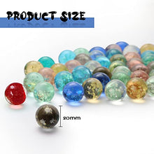 Load image into Gallery viewer, 20 Pieces Marbles Glowing in The Dark Handmade Glass Marbles Decorative Luminous Muti-Colors Doted Style Glass Marbles, Sports Toys for Teenagers and Adults (20 mm)
