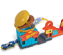 Load image into Gallery viewer, Hot Wheels Downtown Burger Dash Playset
