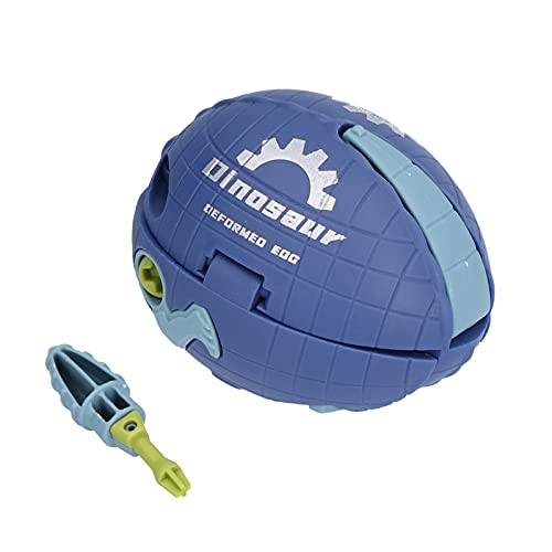 WNSC Assembly Dinosaur Toy, Improve Creativity DIY Dinosaur Toy ABS Material for Children for Kids(JJ878 Dinosaur Egg (Blue))