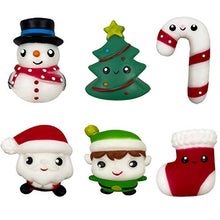 Load image into Gallery viewer, QINGQIU 6 Pack Big Size Christmas Mochi Squishy Toys Squishies for Kids Boys Girls Toddlers Christmas Stocking Stuffers Party Favors Gifts
