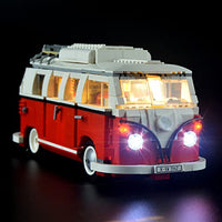 GEAMENT LED Lighting Kit for Creator Expert Volkswagens T1 Camper Van - Compatible with VW Bus 10220 Lego Model (Lego Set Not Included)