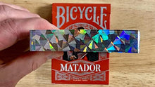 Load image into Gallery viewer, MJM Bicycle Matador (Red Gilded) Playing Cards
