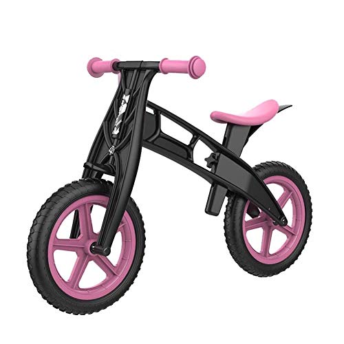 TONGSH Lightweight Balance Bike for Kids, Portable Bicycle for Ages 1-4 Years Old Toddlers Kids, Maximum Load: 30 Kg (Color : Pink)