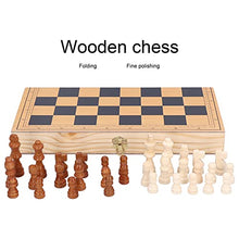 Load image into Gallery viewer, Yatar Chess Board Set Wooden Chess Folding Portable Children Adult Game Educational Toy
