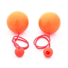 Load image into Gallery viewer, Play Pair of Contact GIGA Poi with 100mm Stage Ball - Orange

