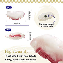 Load image into Gallery viewer, Sushi Magnet Nigiri Type Sushi Replica with Strong Magnet on Underside (Octopus)
