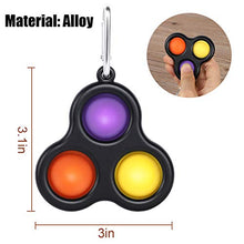 Load image into Gallery viewer, Dimples Fidget Toys, Handheld Mini Fidget Toy, Sensory Relief Toys for Children and Adults ( Yellow + Orange + Purple )
