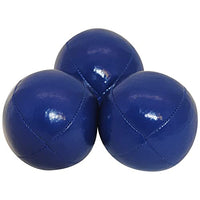 Juggling Balls Professional Style Set of 3 - How to Juggle Kit with Bean Bags for Juggling for Beginners with Vibrant Colors, Great Feel, Ultra Durable (Blue)