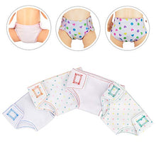 Load image into Gallery viewer, Toddmomy 4pcs Baby Diapers Doll Underwear for 18 Inch Baby Dolls Doll Girl Birthday Gift Sleepover Slumber Party Random Color

