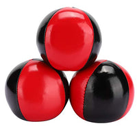 VGEBY Juggling Ball 3PCS Red Black PU Leather High End Portable EPS Fine Colloidal Particle Juggling Ball Toysandgames Other Ball Sports Goods
