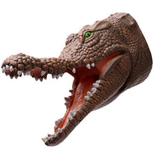 Load image into Gallery viewer, NUOBESTY Soft Crocodile Puppet Hand Puppet Toys Realistic Crocodile Animal Head Role Party Play Toy for Storytelling Teaching Cake Topper Halloween Setting
