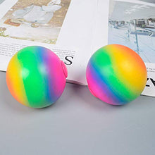 Load image into Gallery viewer, 2 Pack Rainbow Stress Relief Toy Sticky Ball,Tear Resistant Stress Sensory Ball Squeeze Toy,Squishy Toys Stress Relief Stress Balls for Teens Adults,Fun Toy for ADHD,OCD,Anxiety
