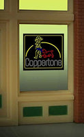 8830 Model Coppertone Animated Lighted Window Sign by Miller Signs