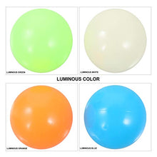 Load image into Gallery viewer, YARNOW 8pcs Fluorescent Stress Balls Toys Wall Ceiling Sticky Balls Slow Rising Toys Gifts for Kids Adults 4.5X4.5X4.5CM (Assorted Color)
