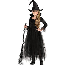 Load image into Gallery viewer, Black Fairytale Witch Costume- 1 Set
