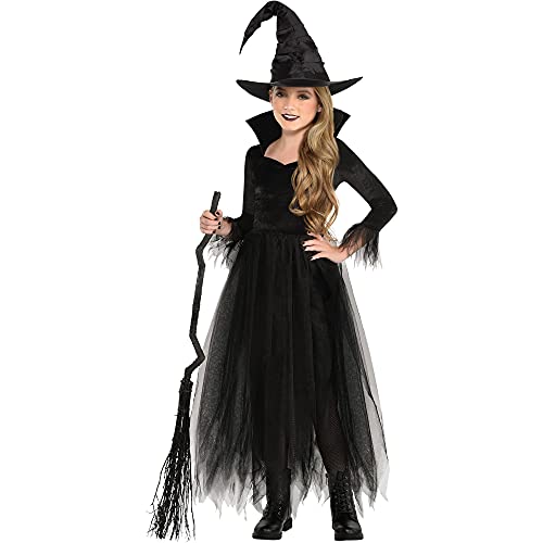 Black Fairytale Witch Costume- 1 Set