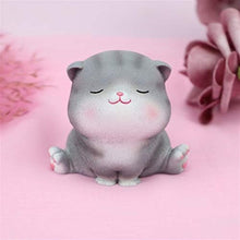 Load image into Gallery viewer, UXZDX New Cute Creative Cats Resin Statue Micro Decor for Car Desk Outdoor Garden Animal Sculpture Decoration Ornament Dropshipping (Size : A)
