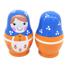 Load image into Gallery viewer, EXCEART Children Russian Dolls Kids Nesting Dolls Toys Adorable Little Belly Girl Pattern Lovely Matryoshka Dolls
