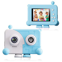 Load image into Gallery viewer, Kids Digital Camera Toys, Toddler Gifts for 3-10 Years Old Children 1080P HD High Resolution Video 40M Picture 2-inch IPS Colorful Screen Camcorder (Blue)
