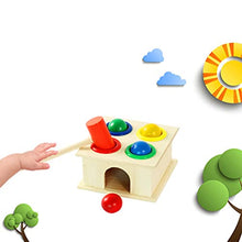Load image into Gallery viewer, balacoo Wooden Hammer and Ball Toy Kids Hammering Balls Toy Pounding Toy Ball Hammering Wooden Educational Toy for Baby
