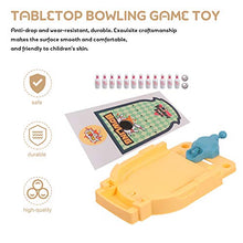 Load image into Gallery viewer, Toyvian 1 Set Desktop Mini Bowling Game Set Tabletop Bowling Pin Toys Set Plastic Classic Desk Ball Board Games Fun Shooting Activity Leisure Plaything for Kids Adults
