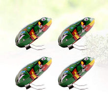 Load image into Gallery viewer, NUOBESTY Vintage Wind Up Toys Iron Frog Figurine Toy Small Animals Clockwork Toy Educational Funny Toys for Toddlers 4pcs
