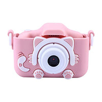 Amosfun Kids Digital Camera Selfie Camera Girls Birthday Toy Gifts Toddler Cameras Child Camcorder Video Recorder for Birthday Holiday Traveling Gift (Pink)