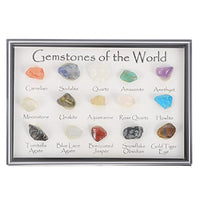 BESPORTBLE Rocks and Minerals Kit 15 Mini Energy Gemstone Natural Crystals Specimen Teaching Samples for Home and School Educational Tools