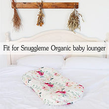 Load image into Gallery viewer, Baby Loungers Cover, Floral Newborn Lounger Cover, Baby Nest Cover for Girls, Removable Slipcover for Infant Padded Lounger, Snugly Fit(Lounger not Included)
