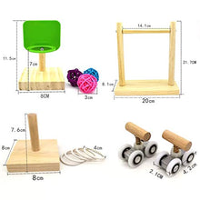 Load image into Gallery viewer, 4PCs Set Durable Wooden Bird Train Toy Ferrule Platform Ring Shooting Toy Ice Skate
