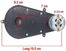 Load image into Gallery viewer, WEELYE 24V 30000RPM Gearbox with High Torque 24V DC Motor for Kids Ride on Car SUV Parts, Electric Motor with Gear Box High Speed RS550 DC Motor Match Children Ride on Toys Accessories
