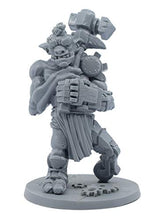 Load image into Gallery viewer, Stonehaven Miniatures Troll Mechanist Miniature Figure, 100% Urethane Resin - 90mm Tall - (for 28mm Scale Table Top War Games) - Made in USA
