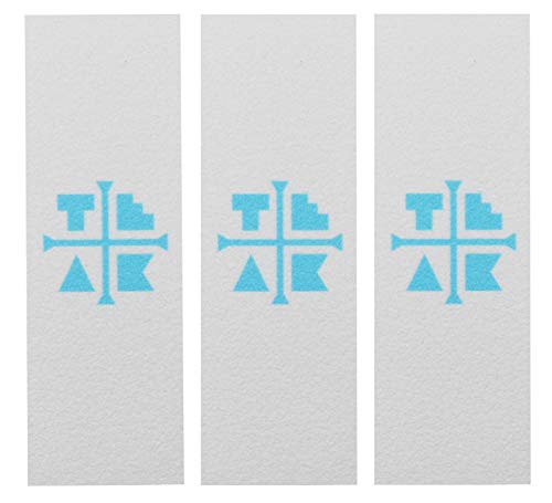 Teak Tuning Premium Graphic Fingerboard Grip Tape, Blizzard Logo Edition (3 Sheets)