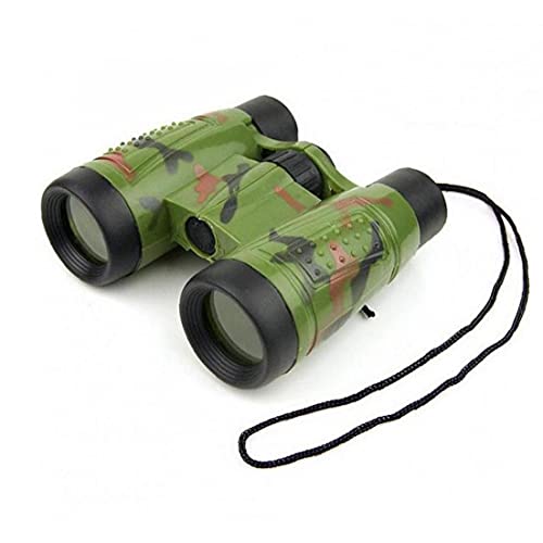 Ruluti Kids Insights Telescope Mini Portable Folding Compass Binoculars Children Educational Toys 4 * 46mm
