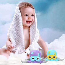 Load image into Gallery viewer, BEELADAN Octopus Bath Toy with Clockwork Device, Interactive Bath Toys Walking Octopus, Wind up Water Education Game for Baby (Blue, One Size)
