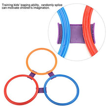 Load image into Gallery viewer, Tomantery Jumping Rings Game Sports Toy 5Pcs Hopscotch Set Cultivating Interest Interactive Lawn Game

