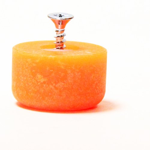 Play Juggling Interchangeable PX3 PX4 Part - Club Flat Knob - Sold Individually (Orange)