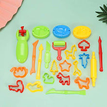 Load image into Gallery viewer, PRETYZOOM Clay Dough Tools Kit Extruder Tools Rolling Pins Cutters Playset Play Accessories for Kids Creative Dough Cutting Random Color
