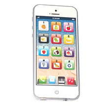 Load image into Gallery viewer, Cooplay White Yphone Y-Phone Children Replacement Phone Toys Play Piano Music Learning English Educational Cell Phone Mobile Study Best Gift Prize for Baby Kids

