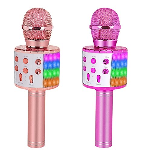 ZZLWAN Karaoke Microphone for Kids Gifts Age 4-12,Hot Toys for 5 6 7 8 Year Old Girls Singing Microphone,Popular Birthday Presents for 9 10 11 12 Year Old Teenager