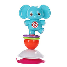 Load image into Gallery viewer, NUOBESTY Baby Rattle Toys with Suction Cup High Chair Sing Bear Elephant Seal Shaker Baby Newborn Infant Educational Toys Battary Operated (Random Style, with Button Battary)
