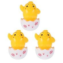 Load image into Gallery viewer, PRETYZOOM 3Pcs Roly Poly Baby Toy Wobbling Toy Kids Tumbler Doll Small Chicken Figurine Christmas Stocking Fillers for Toddler Infant Boy Girl
