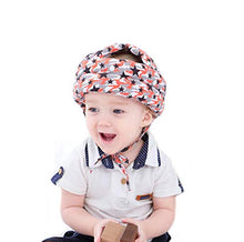 Load image into Gallery viewer, Ewanda store Baby Toddler Infant Head Helmet Kids Children Safety Helmet Head Cushion Protection Hat for Baby Walking Running Crawling(Orange Star)
