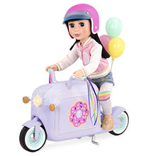 Load image into Gallery viewer, Glitter Girls by Battat  Donut Delivery Scooter  Toy Car, Bike, and Vehicle Accessories for 14-inch Dolls  Ages 3 and Up (GG57020C1Z) , Pink
