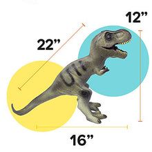 Load image into Gallery viewer, Boley Jumbo Monster 22&quot; Soft Jurassic T-Rex Toy - Big Educational Dinosaur Action Figure, Designed for Rough Play - Great Sandbox Toy, Beach Toy, Dinosaur Party Toy, and Toddler Dinosaur Gift
